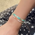 thumbnail image 4 of KELITCH Miyuki Seed Bead Bracelets Candy Color Tiny String Bracelets Hand Woven Strand Bracelets Gift, 4 of 4
