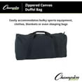 thumbnail image 3 of Champion Sports Oversized Canvas Duffle Bag - 22 Oz with Handles, 3 of 6