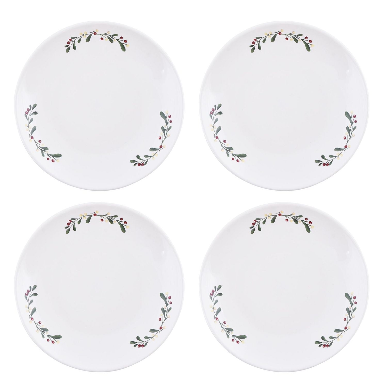 Holiday Time Assiette ronde de 19.1 cm, 4 pièce
