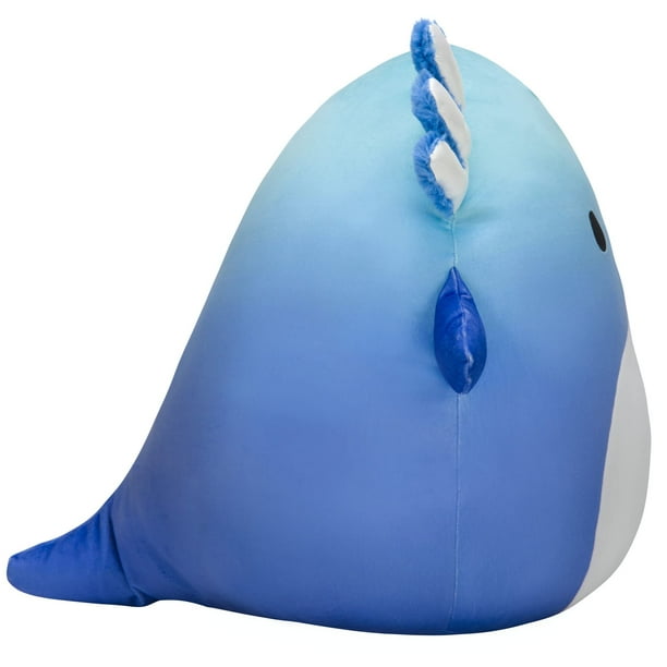 Peluche Axolotl Fluorescente Azul Claro De 32 Cm – Uni-Toys, Brilla En La Oscuridad, Relleno Reciclado, Suave Y Coleccionable