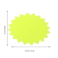thumbnail image 4 of Shisuyan 50 Pcs Starburst Shaped Price Sign Simple Mall Price Tags Price Display Paper, 4 of 8
