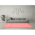 thumbnail image 3 of Ahgly Company Indoor Round Solid Red Modern Area Rugs, 5' Round, 3 of 4