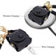 thumbnail image 5 of Funda De Carga Para Apple Airpods, Funda De Cuero Pu Con Un Par De Borlas Caídas Para Apple Airpods 1/2 Funda De Carga - Negro, 5 of 5
