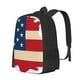 thumbnail image 1 of Disketp American Flag Map Mochila Minimalista de Gran Capacidad, Mochila de Viaje para Escuela, Trabajo o Uso Diario, 1 of 6