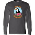 thumbnail image 3 of Inktastic Save the Rainforest Toucan Illustration Long Sleeve T-Shirt, 3 of 5