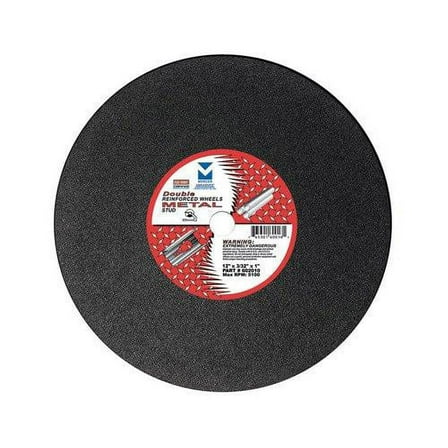 Mercer Abrasives 16” x 5/32” x 1” Chop Saw Wheel – Metal Cutting (10/box) - 600090