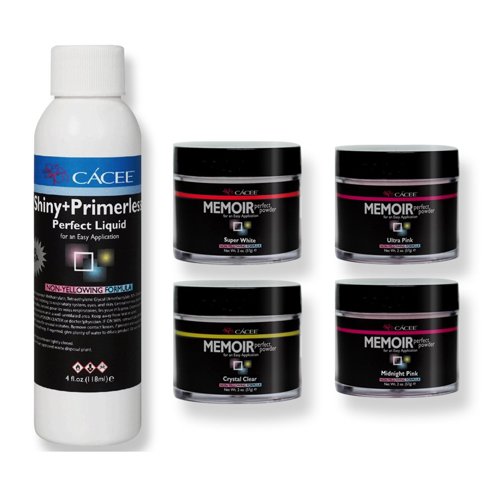 No Primer Acrylic Nail Kit, Shiny And Primerless, Includes Acrylic