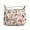 White, variant on Floral Pattern Shoulder Bag for Women Casual Multi-Pocket Crossbody Bag Durable Fabric