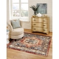 thumbnail image 5 of Rugs.com Eden Collection Rug – 7 Ft Square Terracotta Medium Rug Perfect For Living Rooms, Kitchens, Entryways, 5 of 9