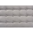 thumbnail image 5 of Baxton Studio Walsh Mid-Century Modern Grey Fabric Upholstered and Walnut Brown Finished Wood Dining Bench, 5 of 7