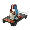 thumbnail image 2 of KAKOWELY 1 Set Electric Motor Model Mini Motor Model Physics Experiment Equipment,5.51"X3.54"X3.43", 2 of 5