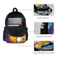 thumbnail image 3 of Adventure Time Backpack, Large Capacity Book Bag For College Work, Durable Laptop Backpack, 16.5x12.6x5.5 Inch, 3 of 9