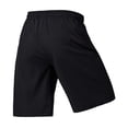 thumbnail image 3 of KHONTS Men's Cool Athletic Running Shorts Quick Dry Workout Shorts Lightweight Sports Gym Basketball Tennis Hiking Short Pants Black M, 3 of 7