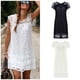 thumbnail image 3 of Vestido Boho Sin Mangas De Encaje Para Mujer/De Noche De Verano/Fiesta Nocturna/Mini Casualpangjing, 3 of 4
