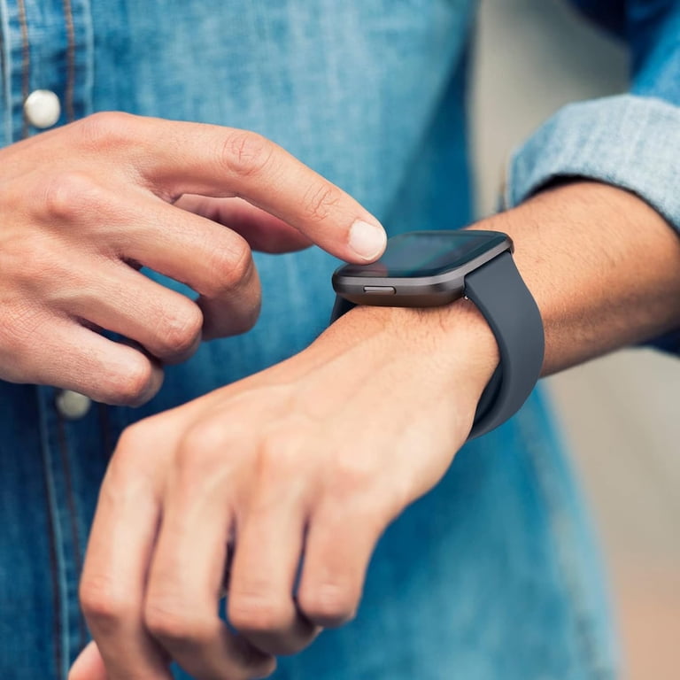 Bracelet Nylon Tressé Élastique YASPARK Pour Fitbit Versa 2 / Versa / Versa Lite / Versa SE – Réglable Confort Sport