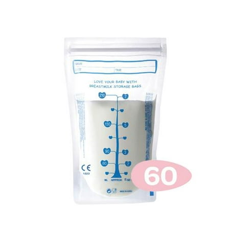 Unimom Breast Milk Storage Bags, 60 ct (Best Way To Warm Frozen Breast Milk)