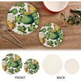 thumbnail image 3 of SKYSONIC Saint Patrick Day Clover Pot Holders Trivets, 2 Pcs Heat Resistant Trivets,Gold Coin Beer Cotton Thread Weave Mats for Hot Pads Pans Pot Bowl Teapot for Kitchen Decor, 3 of 7