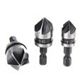 thumbnail image 4 of 3PC1/4 Hex 5Flute 12-19mm Broca avellanadora para cambio rápido de metal de madera, 4 of 8