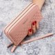 thumbnail image 2 of Cartera para mujer, cartera larga con cremallera, moderna, con relieve, de gran capacidad, bolso de mano para teléfono móvil de madre, 2 of 6