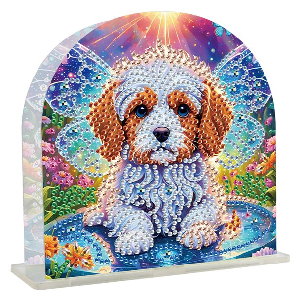 Servilletero Artístico Con Diamantes Pintura Acrílico Animal
