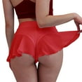 thumbnail image 1 of Gibobby Tangas de mujer sexy encaje Bragas sexy para damas Pantalones Falda Ropa para el Bragas para damas(Rojo CH), 1 of 4