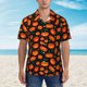 thumbnail image 2 of Fotbe Pumpkin Fallen Leaves Camisa Hawaiana para Hombre Unisex – Camisa Casual de Verano con Botones de Manga Corta de Algodón y Lino,Medium, 2 of 7