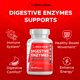 Digestive Enzymes with Prebiotics & Probiotics Supplement - Natural Support for Better Digestion & Lactose Absorption - Bloating, Constipation, Gas Relief, Digestion - 120 Capsules - 2 Pack - image 6 of 6
