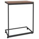 thumbnail image 5 of Mesa auxiliar VidaXL negra con ruedas 55x35x70 cm Madera mecanizada, 5 of 5