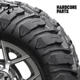 thumbnail image 4 of Hardcore Parts 4" Spindle Extension Lift Kit for Yamaha Drive (G29) Golf Cart with 12" Machined/Gunmetal 'Rally' Wheels and 22"x11"-12"  DOT rated Mud-Terrain/All-Terrain tires, 4 of 4