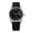 Black, variant on Half Iced Out Moissanite Watch, Rubber Strap Miyota 8215 Mechanical Wristwatch
