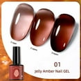 thumbnail image 2 of Jelly Amber Gel Nail Polish, Gel Polish Kit, Six Color Set for Gradient Nail Art, Home Manicure and Salon Use, Long Lasting Finish for Fashionable Styles, 2 of 3
