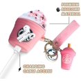 thumbnail image 5 of Estuche para Airpods 1 y 2, piel protectora duradera de moda, bolsa de almacenamiento portátil que lleva Afortunado Sencillez, 5 of 5