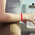 thumbnail image 4 of FESTFENDS 50 Pcs Bracelets Élastiques en Silicone Rouges Bandes Décoratives pour Événements Extérieurs, 4 of 6