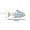 thumbnail image 4 of Set of 3 Wooden Fish Wall Decor Beach Nautical Coastal Theme Fish Wall Sculpture, Bathroom,Lake House, Beach House, Wall Art Ocean Decor Vintage Ornaments for Home Bedroom, 4 of 10