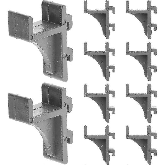 10pcs Freezer Shelf Clip Refrigerator Freezer Plastic Shelf Support Clips Freezer Shelf Clamp P20250110294