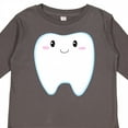 thumbnail image 4 of Inktastic Cute Tooth Boys or Girls Long Sleeve Toddler T-Shirt, 4 of 5