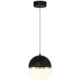 thumbnail image 3 of Access Lighting LED Pendant in Black with Antique Brushed Brass Color, 3 of 8