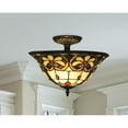 thumbnail image 2 of Dale Tiffany Reservoir Tiffany Semi Flush Mount, 2 of 2