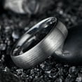 thumbnail image 2 of 7mm Silver Tungsten Rings for Men Brushed Finish Dome Band Size 6-14, 2 of 4