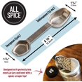thumbnail image 3 of Stainless Steel Double Sided Measuring Spoon- Teaspoon and Tablespoon, 3 of 8