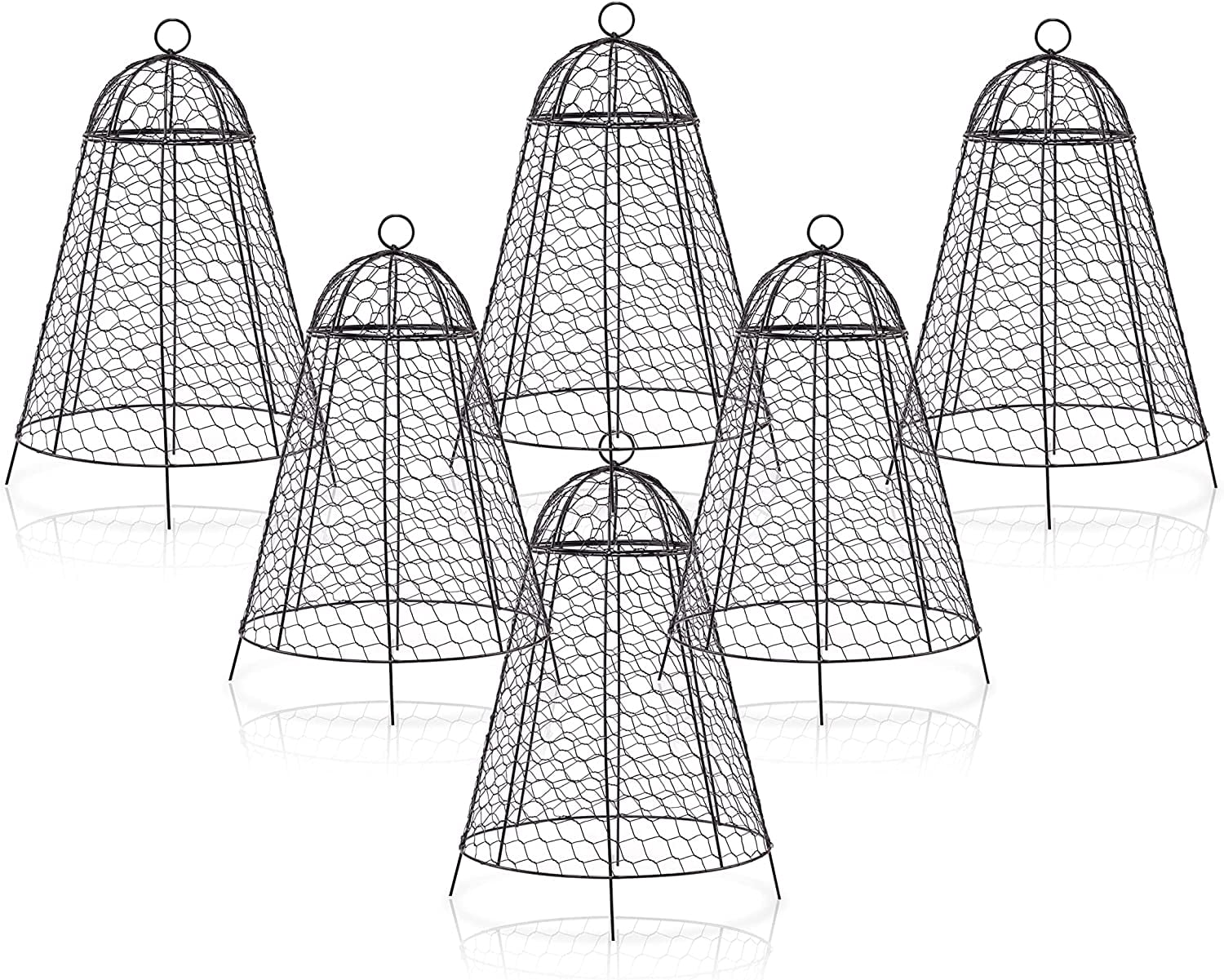 Chicken Wire Cloche Garden Wire Plant Protector Set of 6 Chicken Wire
