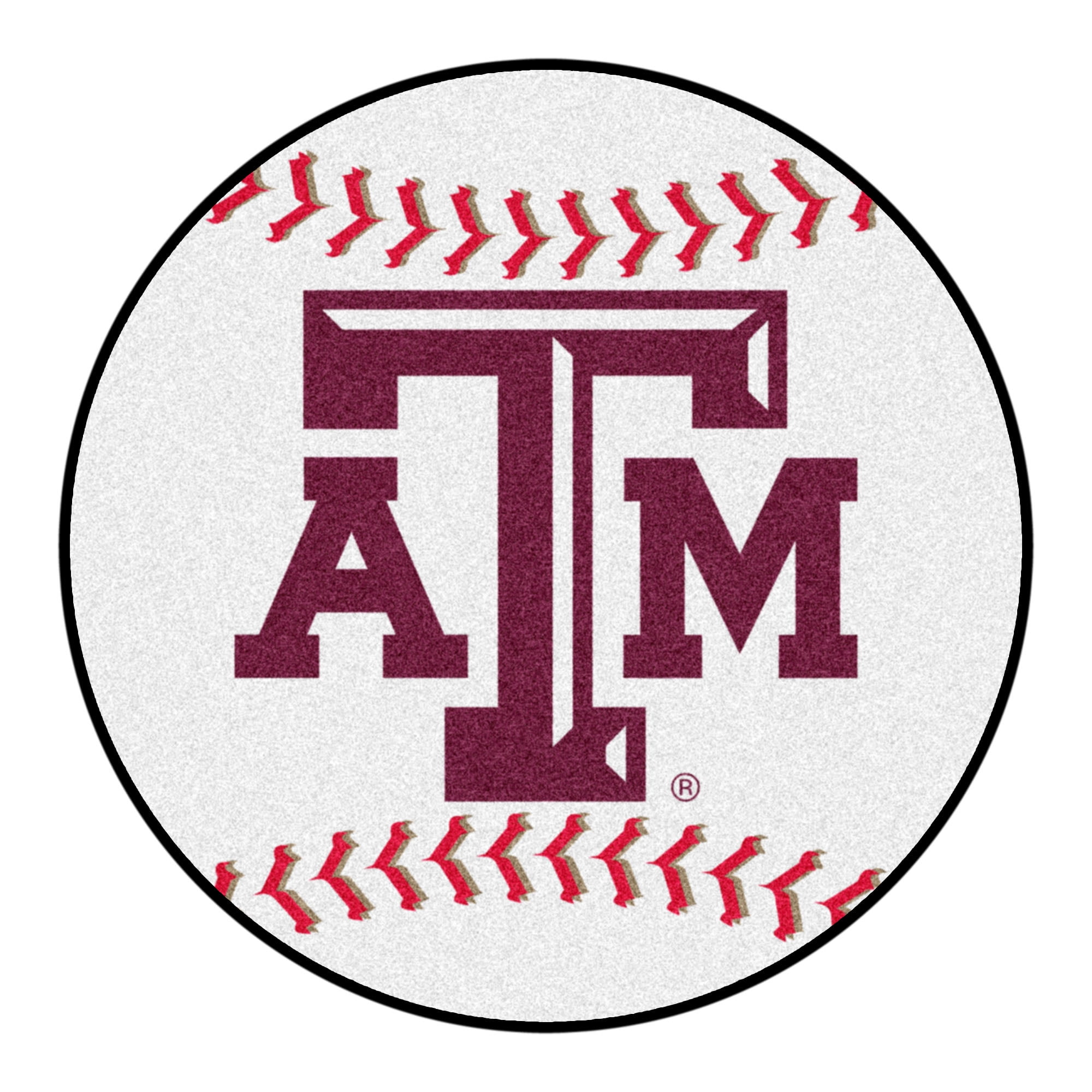 Texas A&M Baseball Mat 27" diameter