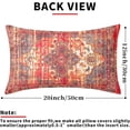 thumbnail image 3 of Rust Red Ethnic Boho Lumbar Pillow Covers 12x20 Inch Bohemian Carpet Vintage Rectangle Throw Pillows Small Bed Pillowcases Farmhouse Accent Home Decor for Bedroom Couch Sofa Porch Set of 2, 3 of 6