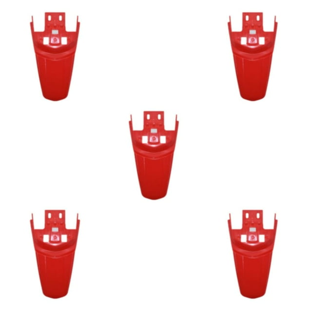 Guardoinrt Garde-Boue Arrière de Motocross Robuste et Durable Belle Apparence Multifonctionnel Rouge 5Ensemble
