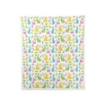 thumbnail image 2 of Easter Egg Bunny Flannel Blanket, Soft Warm Throw Blanket for Bed Sofa Office Couch Holiday Decoration, 29.5x39.3in, 2 of 6