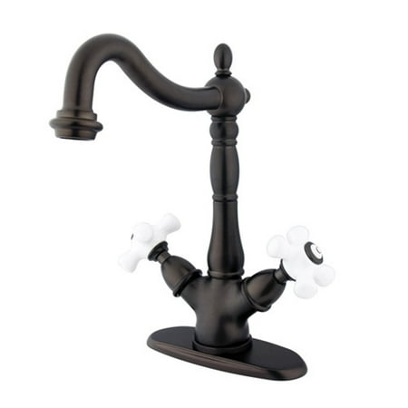 UPC 663370022418 product image for Kingston Brass KS1495PX Two Handle Vessel Sink Faucet with Optional Cover Plate | upcitemdb.com