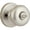 Satin Nickel, variant on Kwikset 730J 3 CP Juno Bed/Bath Knob, Polished Brass — Residential Use, Standard Application