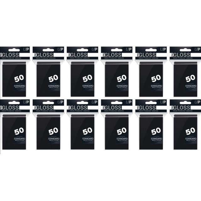 Fundas Ultra Pro UP negras de 600 unidades