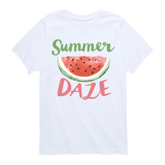 Instant Message - Watermelon Summer Daze Short Sleeve Graphic T-Shirt