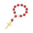 thumbnail image 1 of Rosary Beads Catholic, Car Hanging Rosary Exquisite  For Wedding Red,White,Blue, 1 of 8